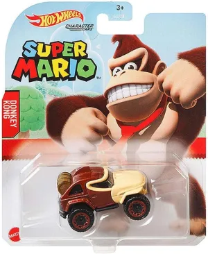 Hot Wheels Super Mario GRM37 Donkey Kong Metal Car / Vehicle 1:64