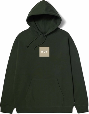 HUF Men's Box Logo Pullover Hoodie - Classic Cotton Blend Sweatshirt