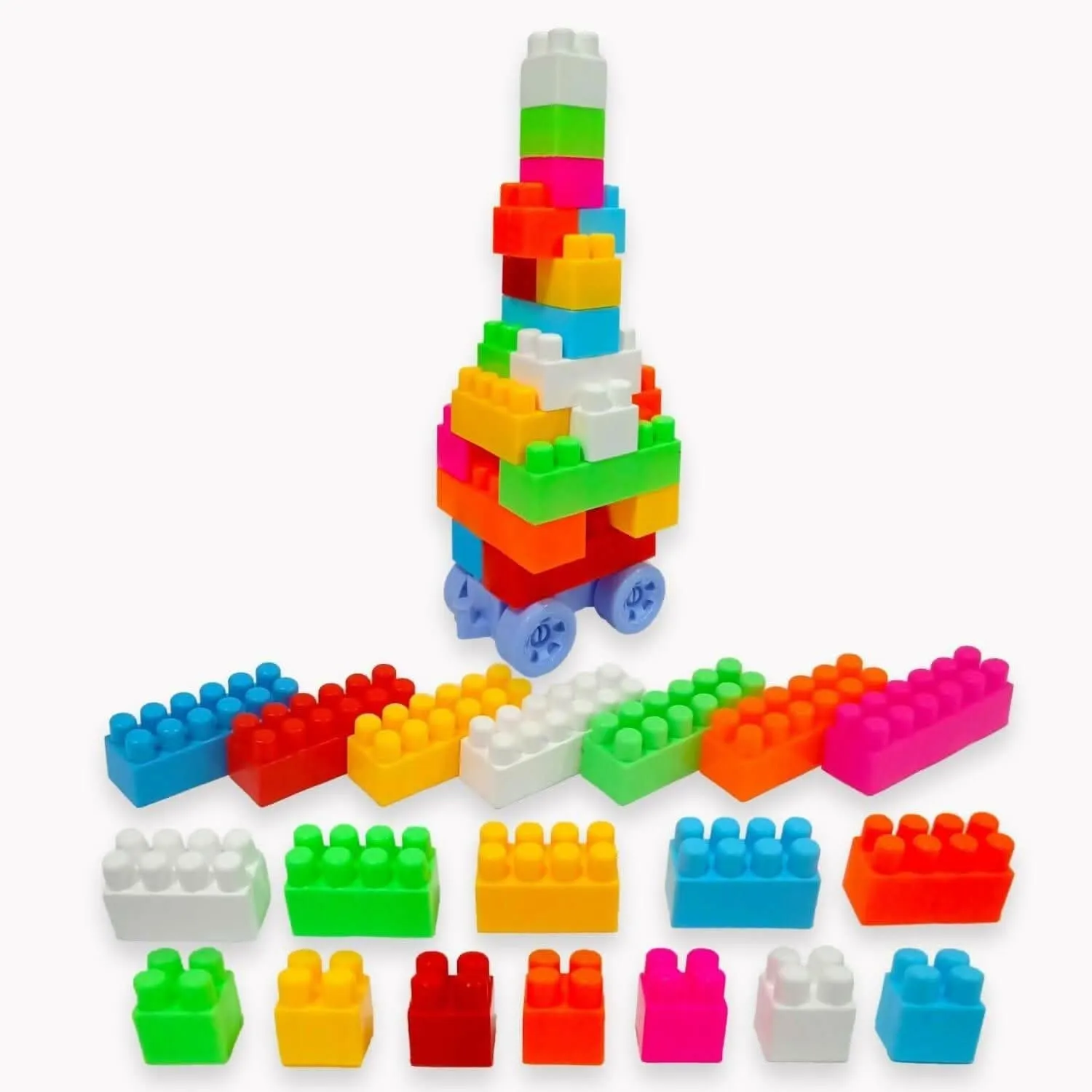 Humming Bird Toys Building Blocks Toys for Kids Educational and Learning Puzzle Games for Kids Girls & Boys Preschool Children -150 Pcs Box, Multicolor