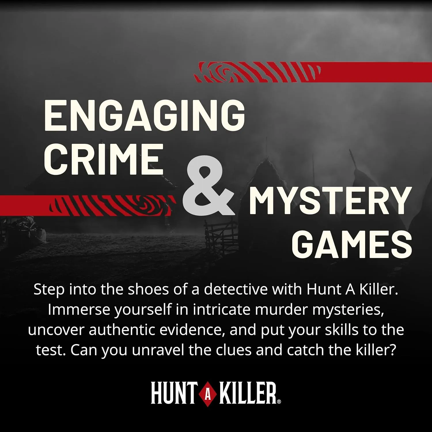 Hunt A Killer: Dead on The Vine, Solve a Murder at a Winery, Interactive Unsolved Mysteries Game, Mystery Box for Game Night, Murder Mysteries Card, Puzzle, and Board Games, for Players Age 14 