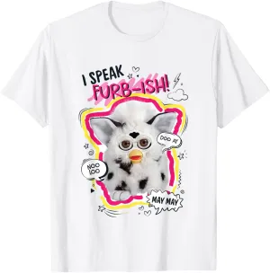 I Speak Furb-ish! Snowball Retro Vibes Big Chest Logo T-Shirt