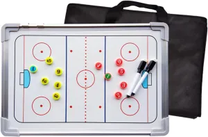 Ice Hockey Tactics Board for Kids & Adults, Magnetic Coaching Board, Ice Hockey Equipment for Men, Boys and Ice Hockey Enthusiast, Christmas Ice Hockey Gifts for Men Father