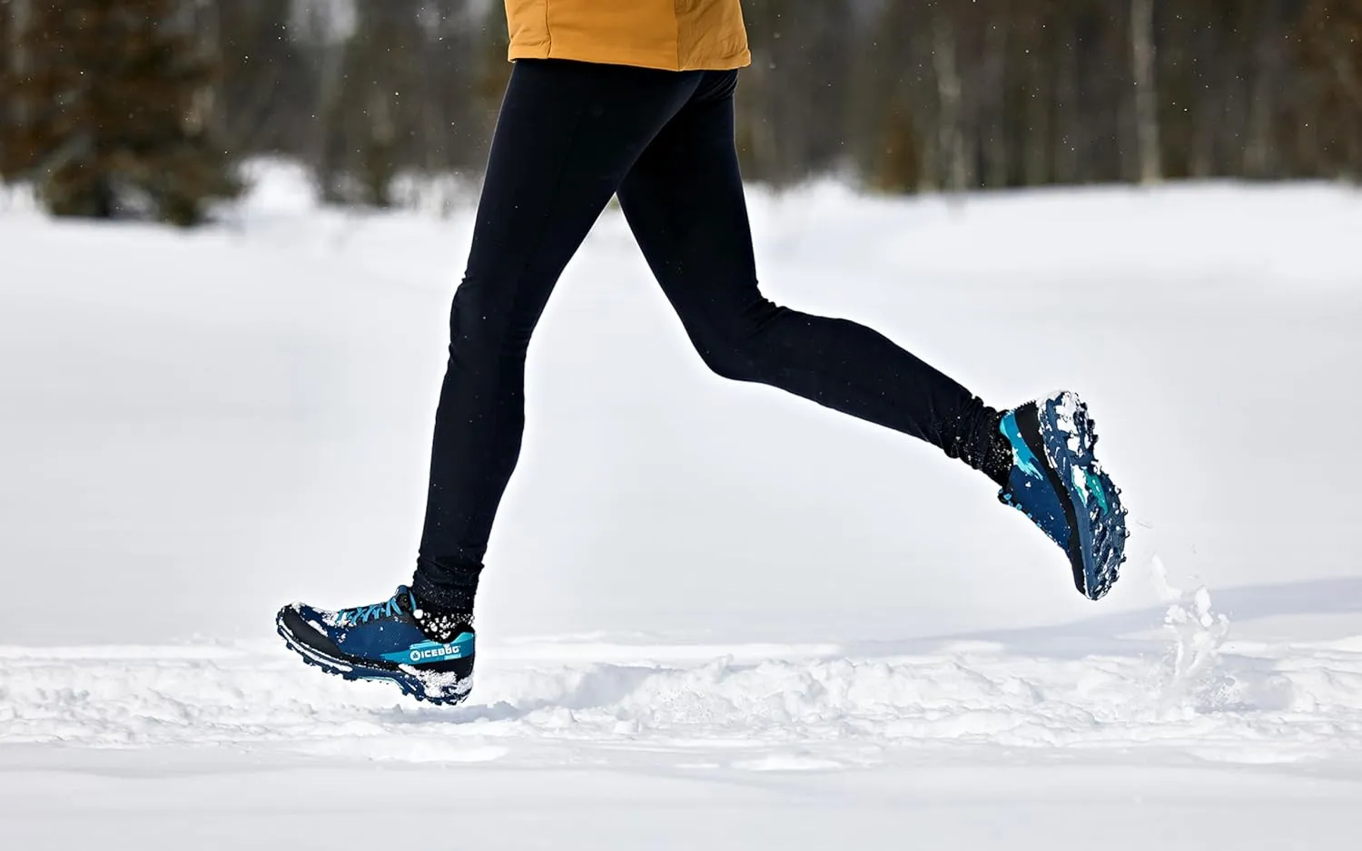 Icebug Mens Pytho6 BUGrip Trail Running Shoe with Carbide Studded Traction Sole