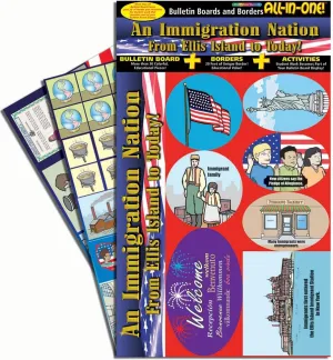 Immigration: From Ellis Island to Today! Bulletin Boards