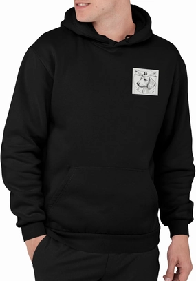 InkPressions Funny Dachshund Vinci Hoodie – Da Vinci Style Dog Art, Witty Wiener Dog Gift