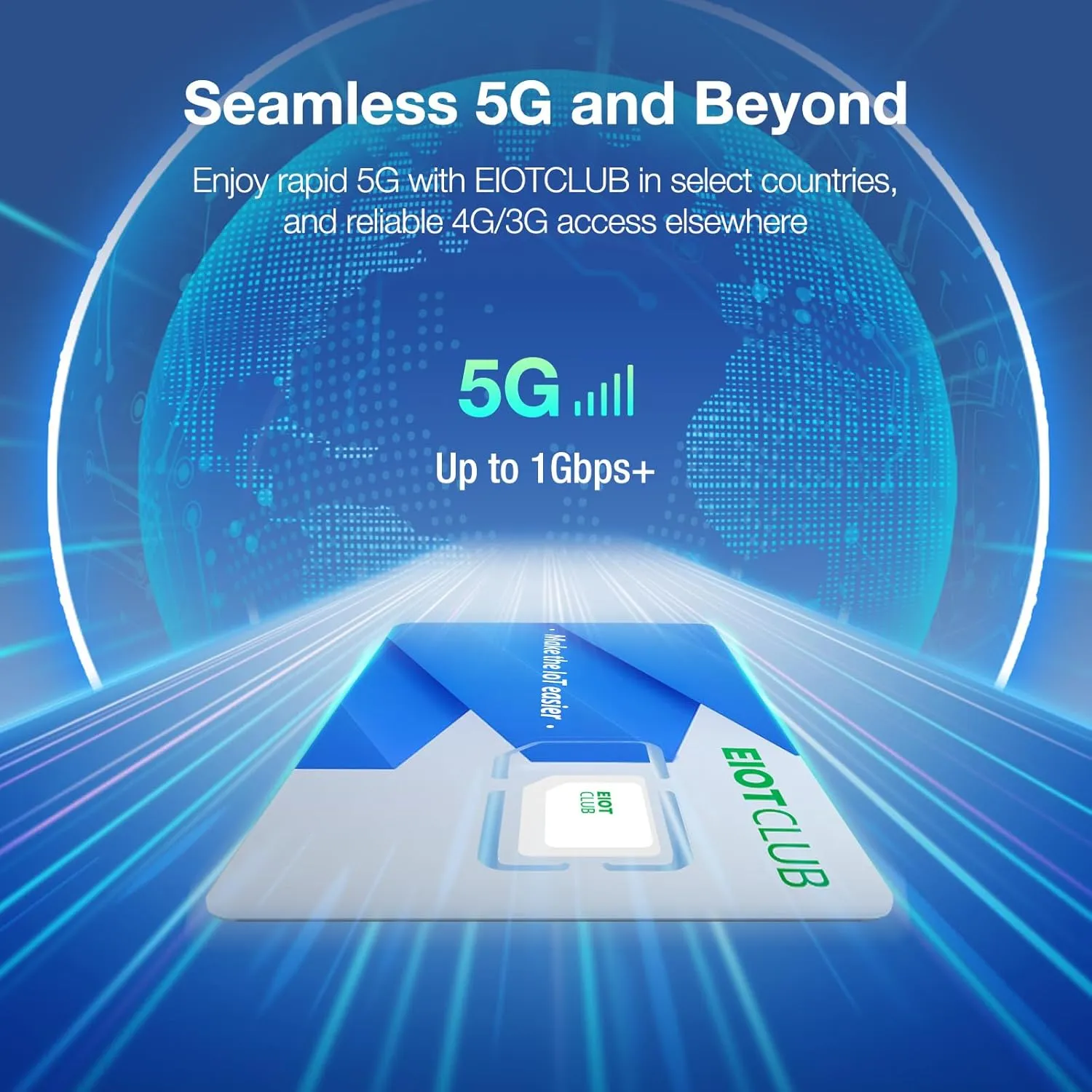 International Data SIM Card for Travel - Europe & USA & Canada & Mexico 5G/4G/LTE Coverage - No Contract, Easy Management, 3 in 1 SIM Data only No Phone Number