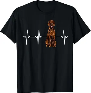 Irish Setter Heartbeat Dog Lover T-Shirt