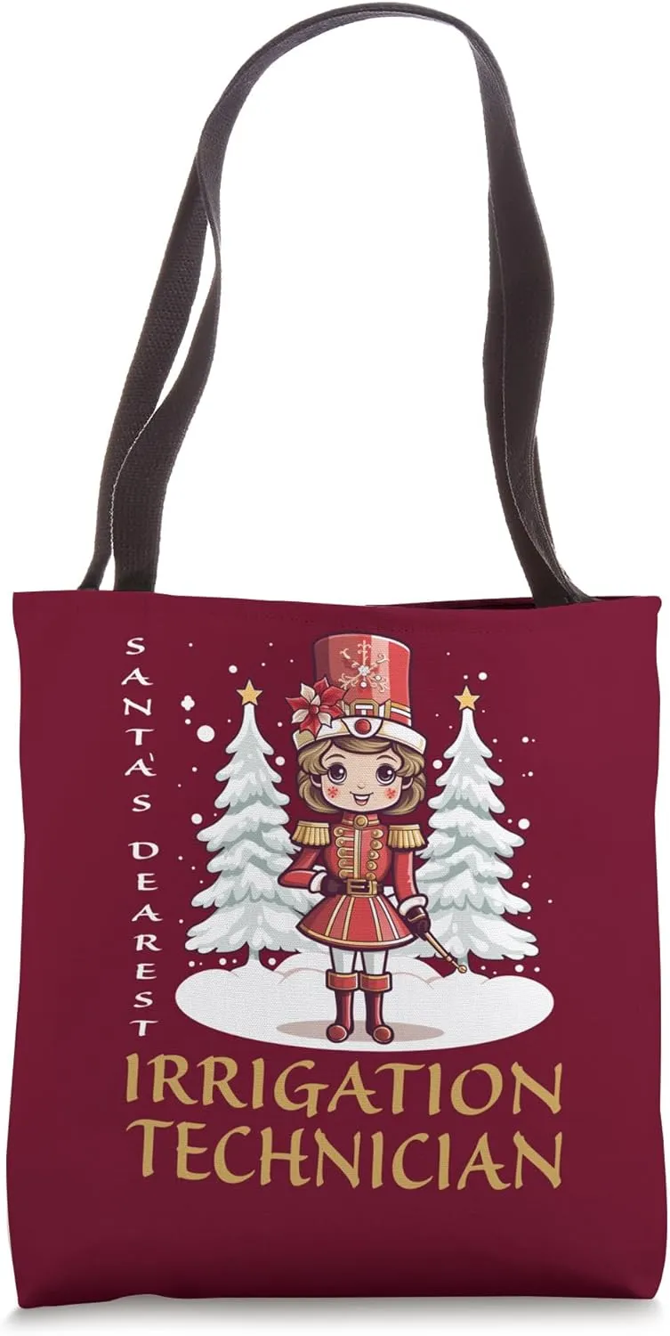 Irrigation Technician Christmas Classic Female Nutcracker Tote Bag