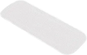 Java Plus PVC Free Tub Safety Mats (14.2x36.2, White)