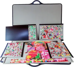 jigthings – Jigsort 1500 – Jigsaw Puzzle Board with Carry Case for Puzzles up to 35.5" x 25.5". Saves and Stores Most 1500 Piece Puzzles