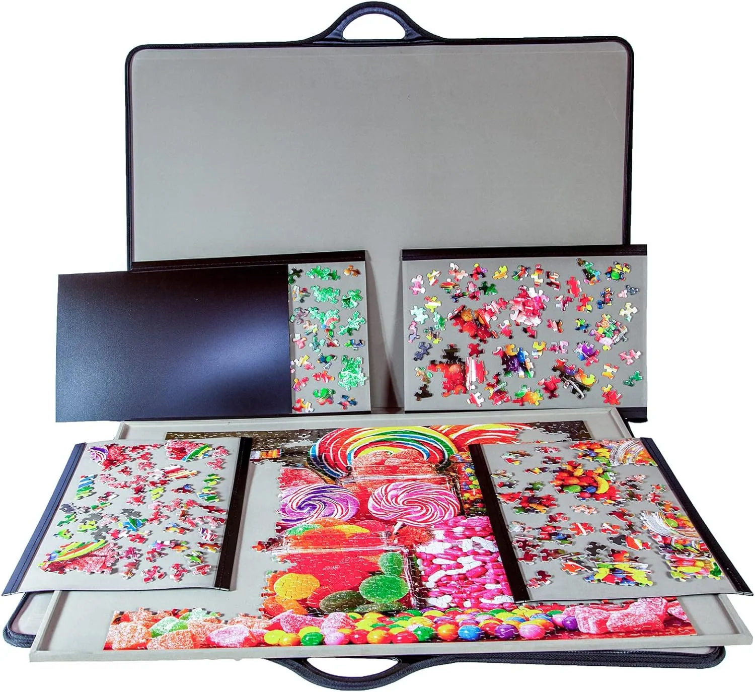 jigthings – Jigsort 1500 – Jigsaw Puzzle Board with Carry Case for Puzzles up to 35.5" x 25.5". Saves and Stores Most 1500 Piece Puzzles