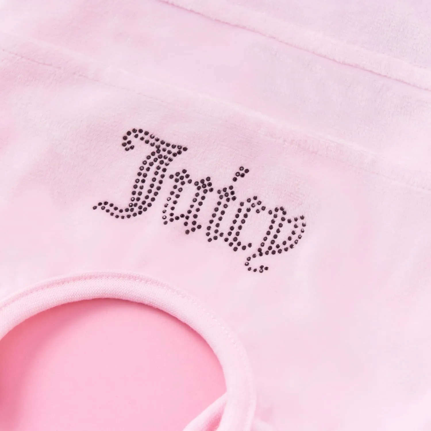 Juicy Couture Hooded Pet Juicy Bling Velour Tracksuit Chest 24 inches for Small Dogs and Cats - Pink - M/L