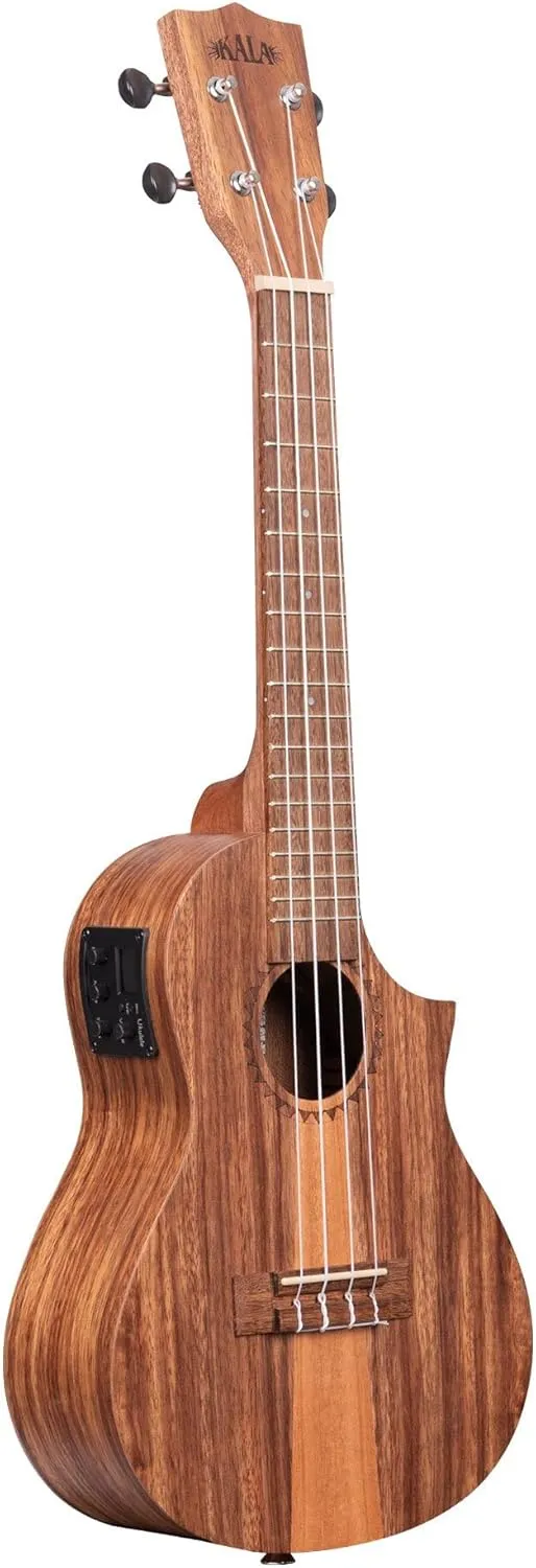 Kala Brand Music Co., 4-String Ukulele, Natural, Concert (KA-TK-C-CE)