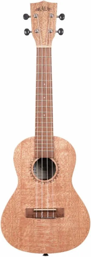 Kala Brand Music Co. KA-20 Collection, 4-String Ukulele, Natural, Concert (KA-20C)