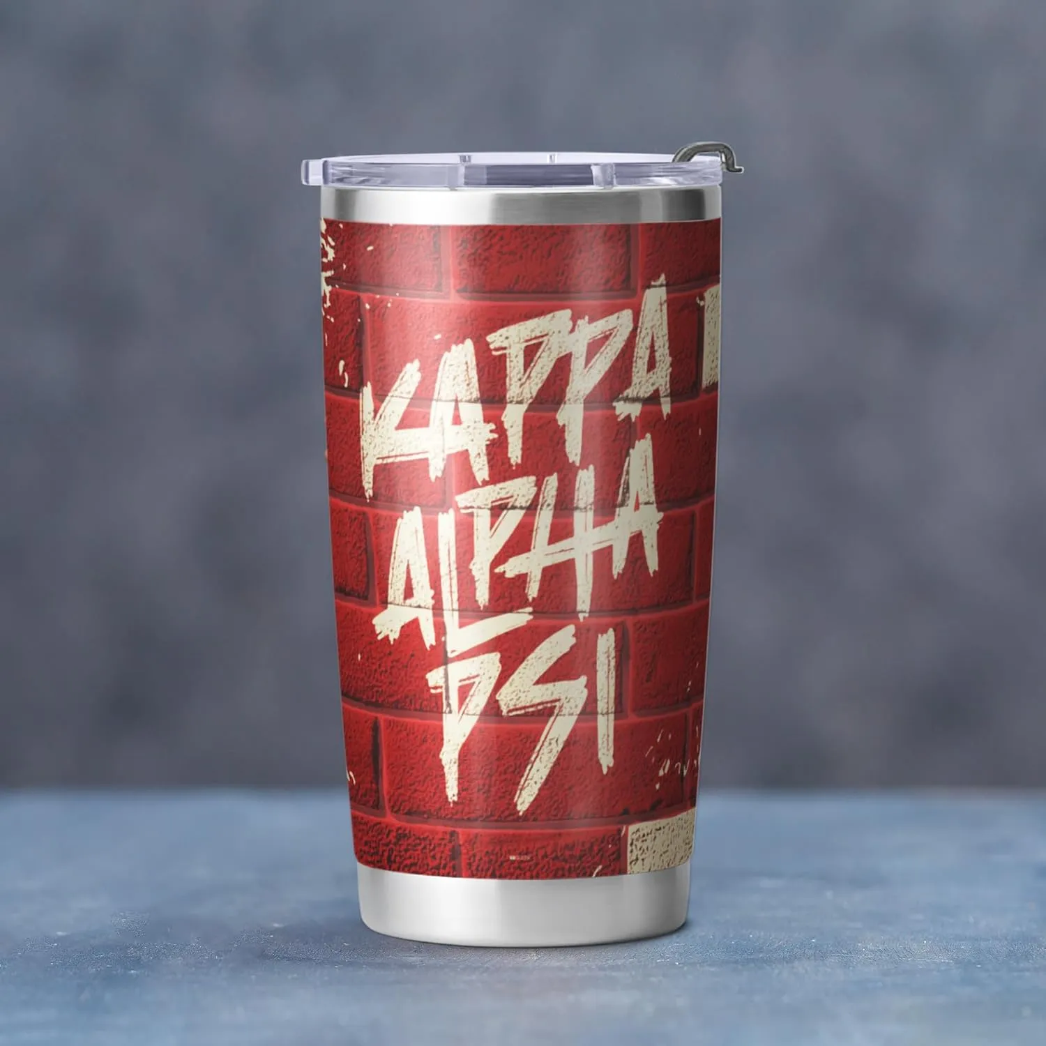 Kappa Alpha Psi Official Vendor - 20 oz Coffee Tumbler - Blocks - Fraternity Paraphernalia
