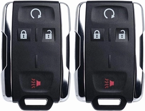 Keyless Entry Remote Start Control Key Fob Replacement Fits for Chevy Silverado GMC Sierra 1500 2500 3500 2014-2016 2017 2018 2019 2020 GMC Canyon Chevrolet Colorado 2015-2021 M3N-32337100