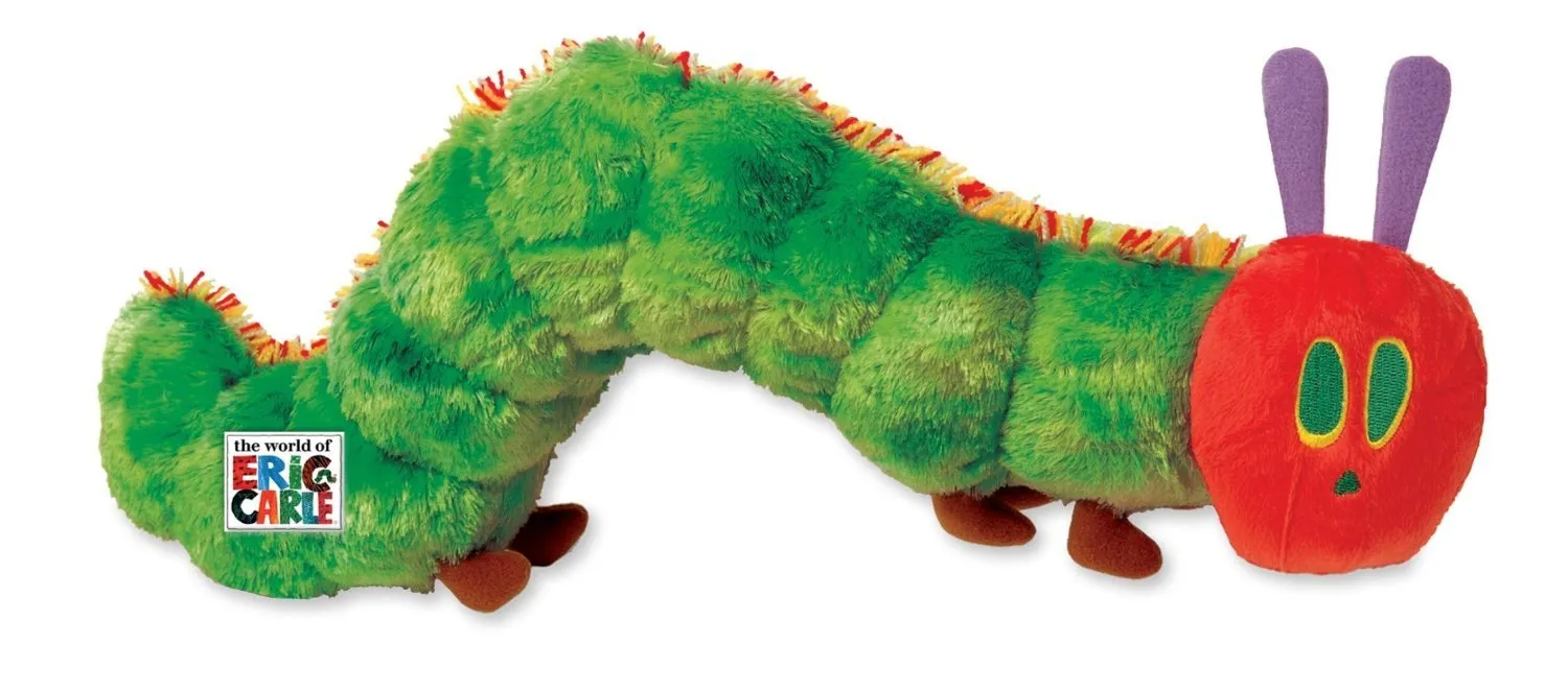 KIDS PREFERRED of Eric Carle, The Very Hungry Caterpillar Stuffed Animal Plush - 12 Inches Multicolor