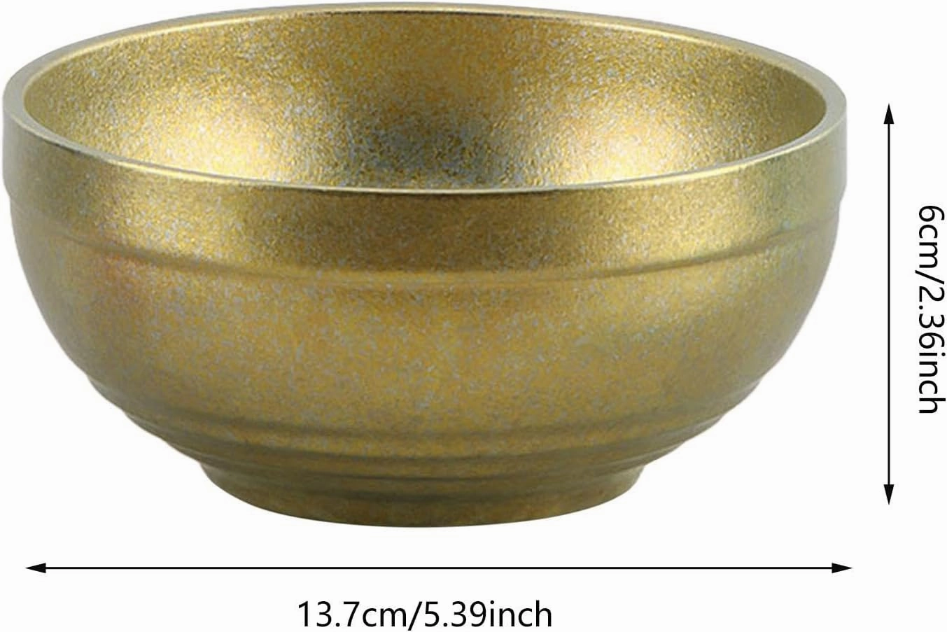 Kids Titanium Food Bowl, Double Walled, Portable for Camping and Hiking