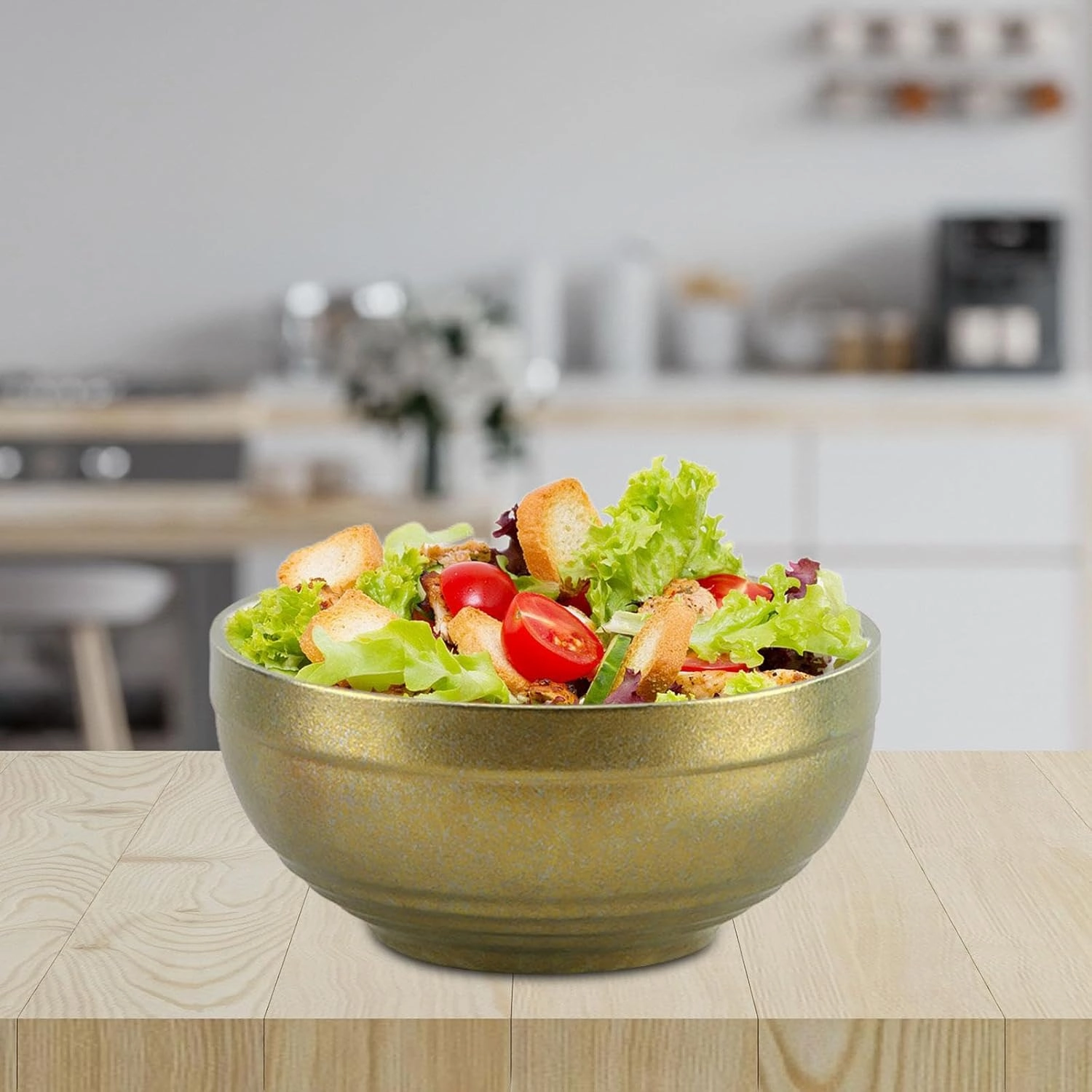 Kids Titanium Food Bowl, Double Walled, Portable for Camping and Hiking