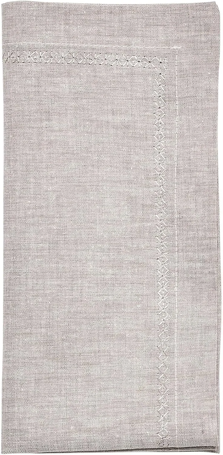 Kim Seybert Classic Napkin in Gray, Set of 4
