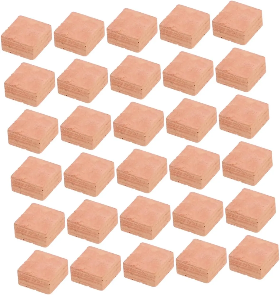 Kisangel 5sets Mini Building Blocks Garden Miniature Bricks for DIY Landscape Decor 40pcs*5
