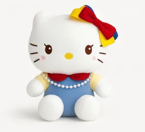 Kitty Plush 10” Collectible Kitty Plushie Cute Stuffed Animal Toy Adorable Kawaii Doll (Pearls Classic)