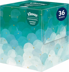 Kleenex Professional Facial Tissue, Bulk (21270), 2-Ply, White, Upright Cube Boxed Format, Designed for Business (90 Tissues/Box, 36 Boxes, 3,240 Sheets/Case)