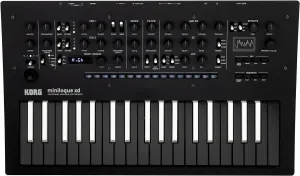 Korg minilogue xd 37-key Inverted Color Limited Edition Polyphonic Analog Synthesizer w/ 16-step Sequencer, 4 Voices and OLED Oscilloscope (MINILOGUEXDB)