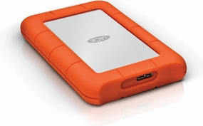 LaCie LAC301558 Rugged Mini USB 3.0 Portable External HD, Orange, 1TB