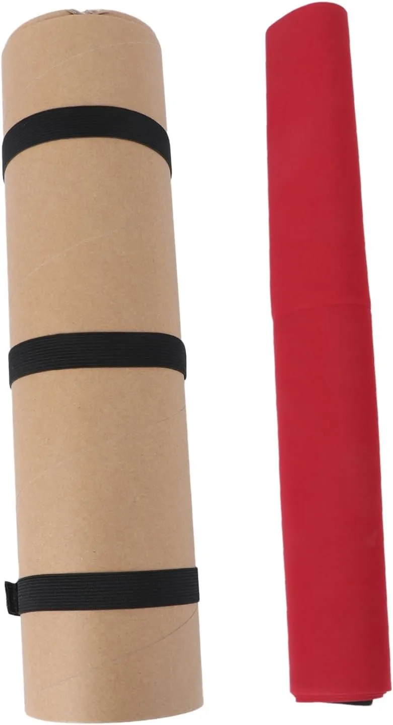 Large Puzzle Mat for for Puzzles Red for Organization Soft Cloth Material Safe