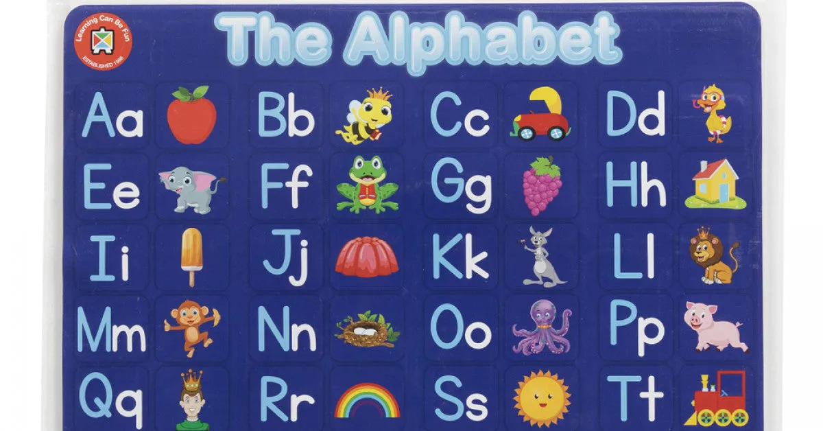 LCBF Magnetic Learning Board Alphabet 33.5 x 30cm