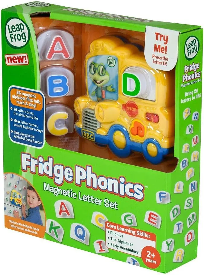 LeapFrog Fridge Phonics Magnetic Letter Set, Yellow