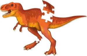 Learning Resources T-Rex Jumbo Dinosaur Floor Puzzle - 20 Pieces, Ages 3  3D Puzzles for Kids, Dinosaur Puzzle for Kids, Dinosaurs for Toddlers