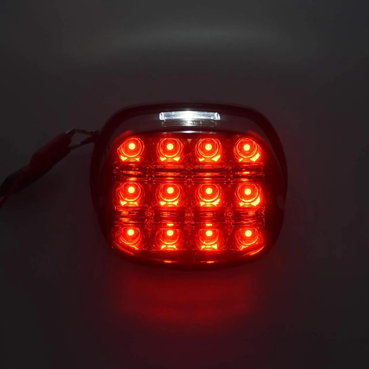 LED Tail Brake Light Fit For Harley Sportster 883 1200 Softail Fatboy Dyna Low Rider Touring Electra Glide (Red)