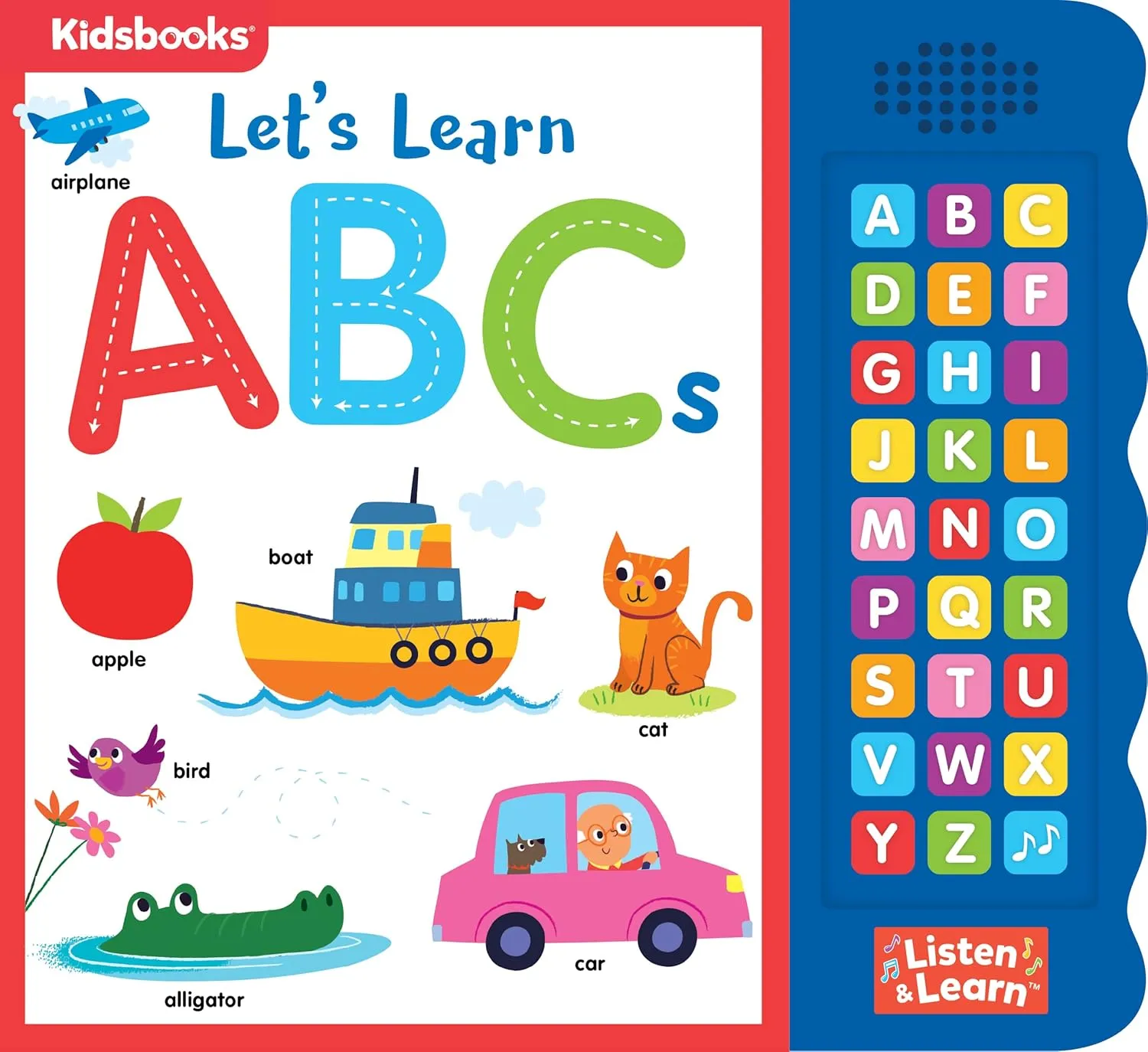 Let's Learn ABCs - Interactive Sound Book for Toddlers | 27 Fun Buttons, Tracing & Alphabet Song | Touch & Feel Board Book for Early Learning Board book – Sound Book, June 2, 2020