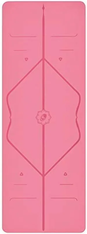 Liforme Travel Yoga mat – Patented Alignment System, Warrior-Like Grip, Non-Slip, Eco-Friendly, Ultra-Lightweight and Sweat Resistant, Made with Natural Rubber