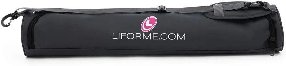Liforme Travel Yoga mat – Patented Alignment System, Warrior-Like Grip, Non-Slip, Eco-Friendly, Ultra-Lightweight and Sweat Resistant, Made with Natural Rubber
