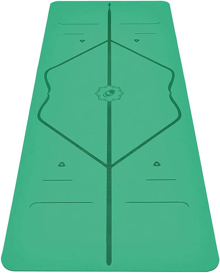 Liforme Travel Yoga mat – Patented Alignment System, Warrior-Like Grip, Non-Slip, Eco-Friendly, Ultra-Lightweight and Sweat Resistant, Made with Natural Rubber