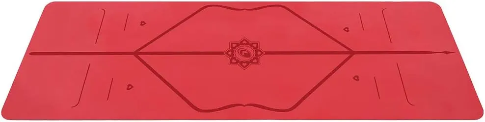 Liforme Travel Yoga mat – Patented Alignment System, Warrior-Like Grip, Non-Slip, Eco-Friendly, Ultra-Lightweight and Sweat Resistant, Made with Natural Rubber