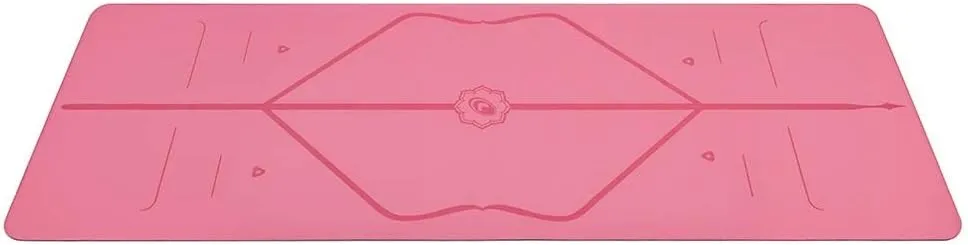 Liforme Travel Yoga mat – Patented Alignment System, Warrior-Like Grip, Non-Slip, Eco-Friendly, Ultra-Lightweight and Sweat Resistant, Made with Natural Rubber