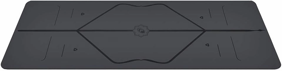Liforme Travel Yoga mat – Patented Alignment System, Warrior-Like Grip, Non-Slip, Eco-Friendly, Ultra-Lightweight and Sweat Resistant, Made with Natural Rubber