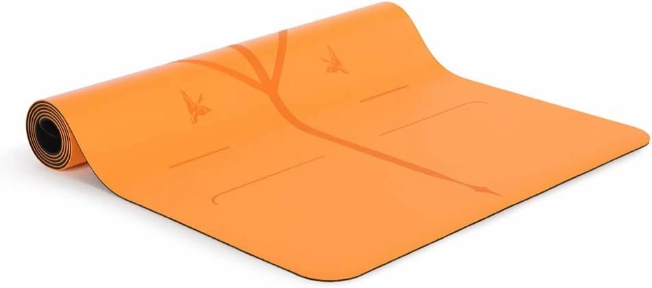 Liforme Travel Yoga mat – Patented Alignment System, Warrior-Like Grip, Non-Slip, Eco-Friendly, Ultra-Lightweight and Sweat Resistant, Made with Natural Rubber