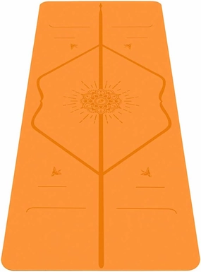 Liforme Travel Yoga mat – Patented Alignment System, Warrior-Like Grip, Non-Slip, Eco-Friendly, Ultra-Lightweight and Sweat Resistant, Made with Natural Rubber