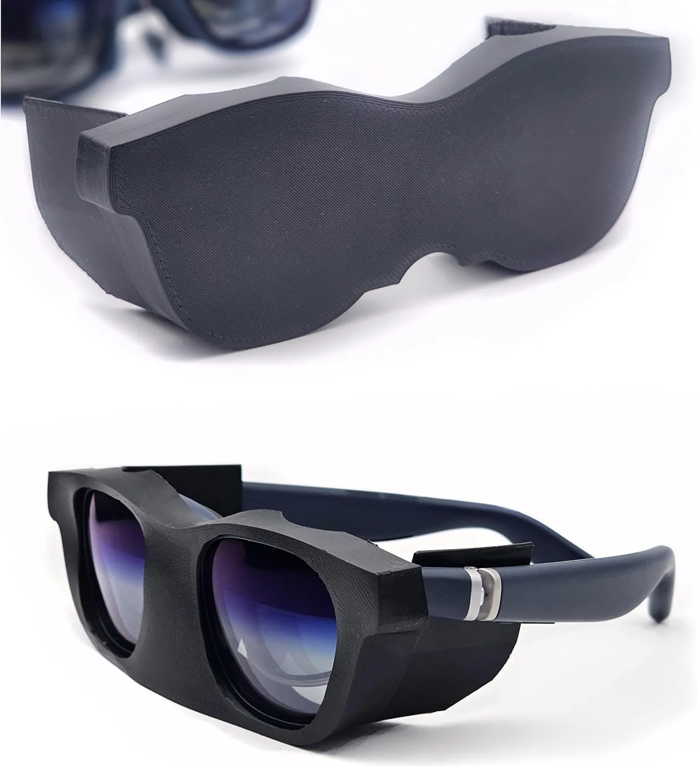 Light Blockers for VITURE One and Pro XR AR Glasses, Kills Pesky Reflections! (Open Front)