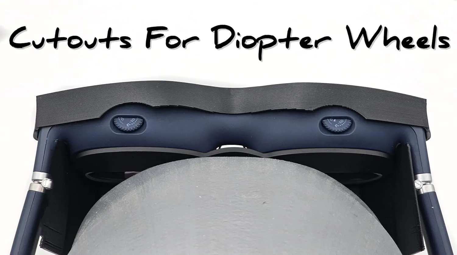 Light Blockers for VITURE One and Pro XR AR Glasses, Kills Pesky Reflections! (Open Front)