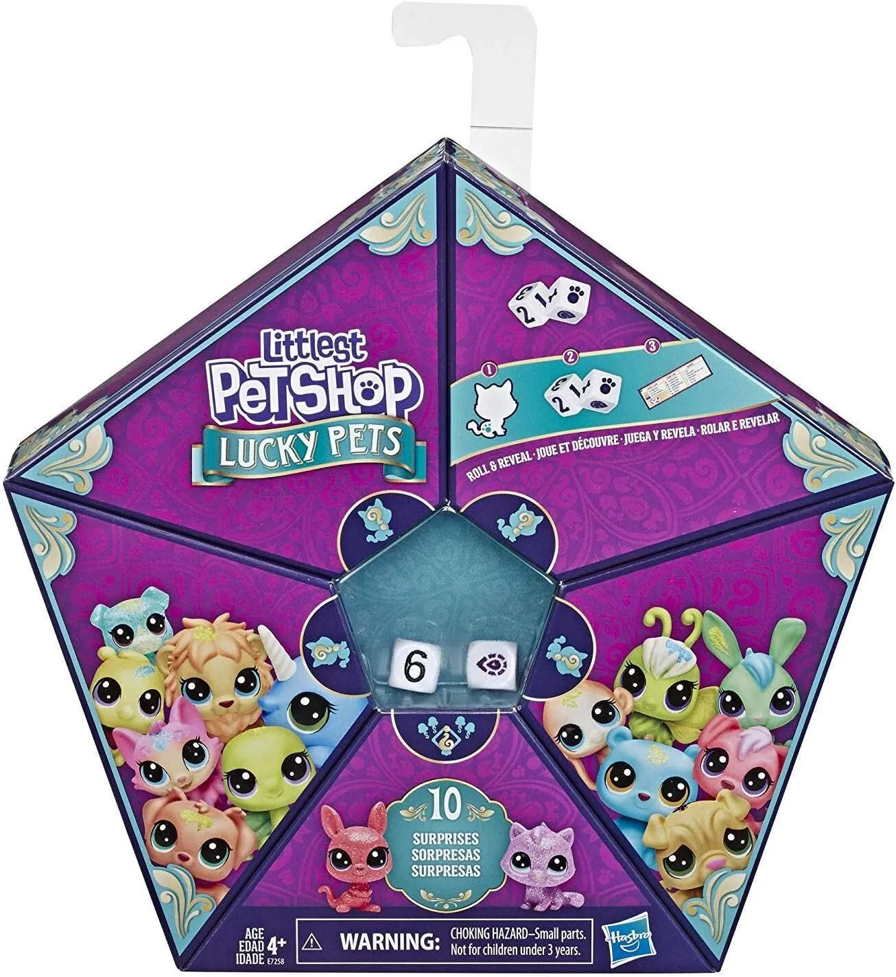 Littlest Pet Shop Lucky Pets Fortune Crew Surprise Pet Toy, 150  to Collect, Ages 4 & Up