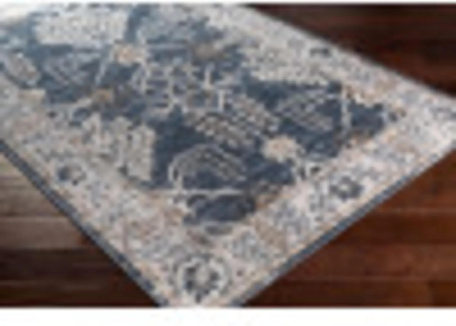 Livabliss St Tropez Vintage Area Rug, 5'3" x 7', Dark Gray, (5' x 7')