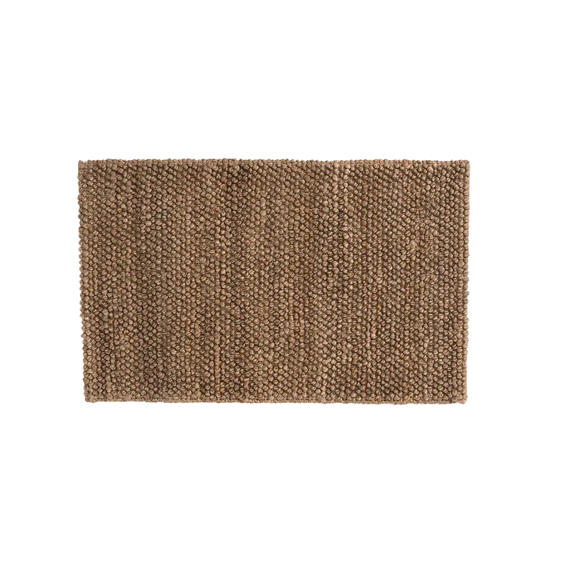 Looped jute door mat 50 x 80cm