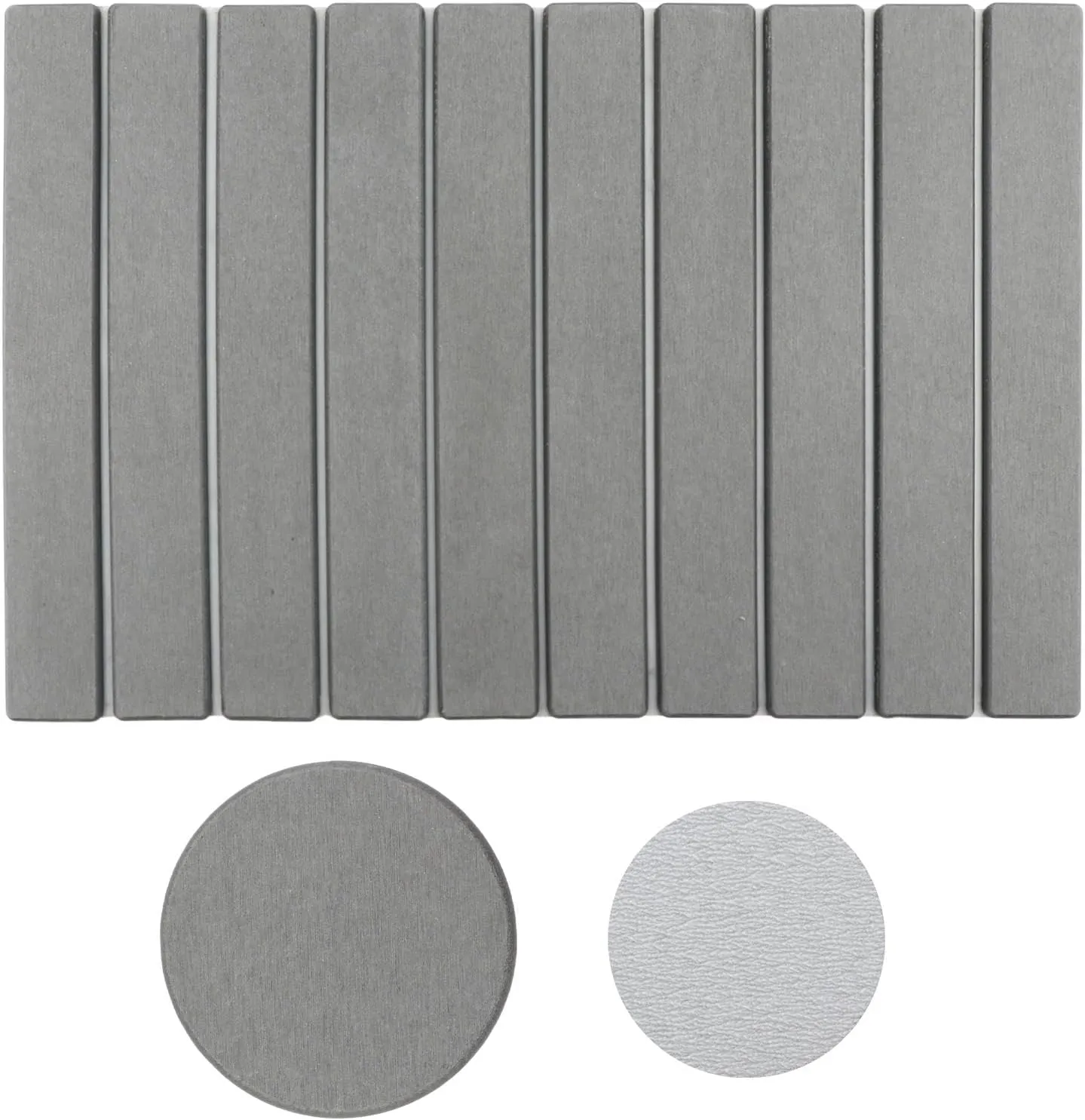 LOQJSS Stone Bath Mat,Diatomite Stone Bath Mat,Quick Drying Stone Shower Mat,Rollable Stone Bath Mat,No-n Slip Diatomaceous Earth Bath Mat for Kitchen,Sink & Bathroom (Dark Grey,Size:23.6”x15.4”)