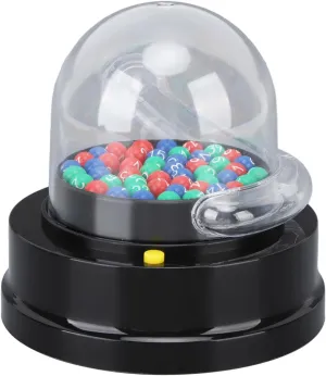 Lotto Ball Machine, Electric Shake Lucky Ball Machine Bingo Machine Cage Portable Mini Fortunate Number Lottery Shaker for Game Party Prizes